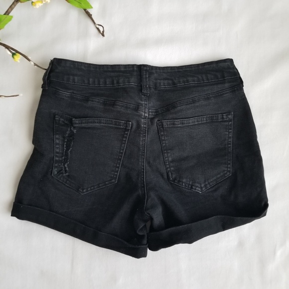 Refuge Jeans Shorts Size 0 Black Womens Jeans - Picture 3 of 7